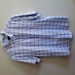 George Mens classic fit M (38‐40) blue and purple white with stripes